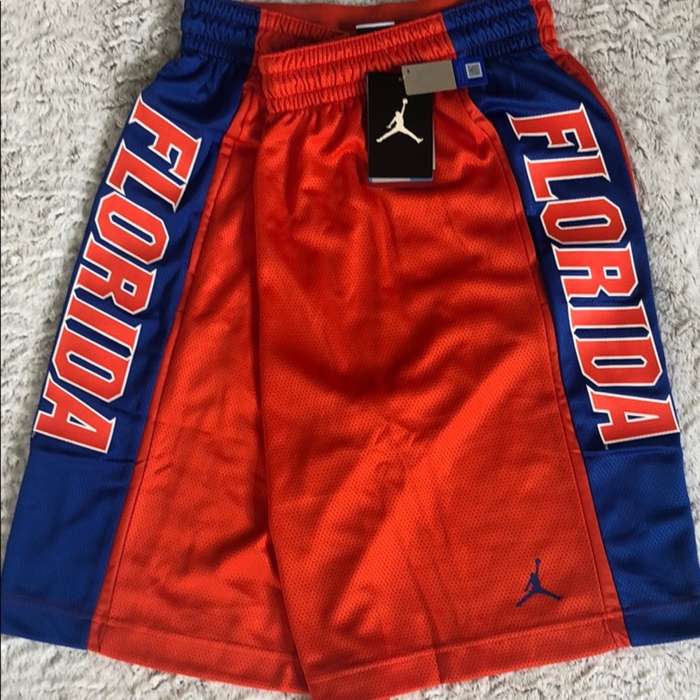 Brand new Jordan brand U. of Florida shorts - L